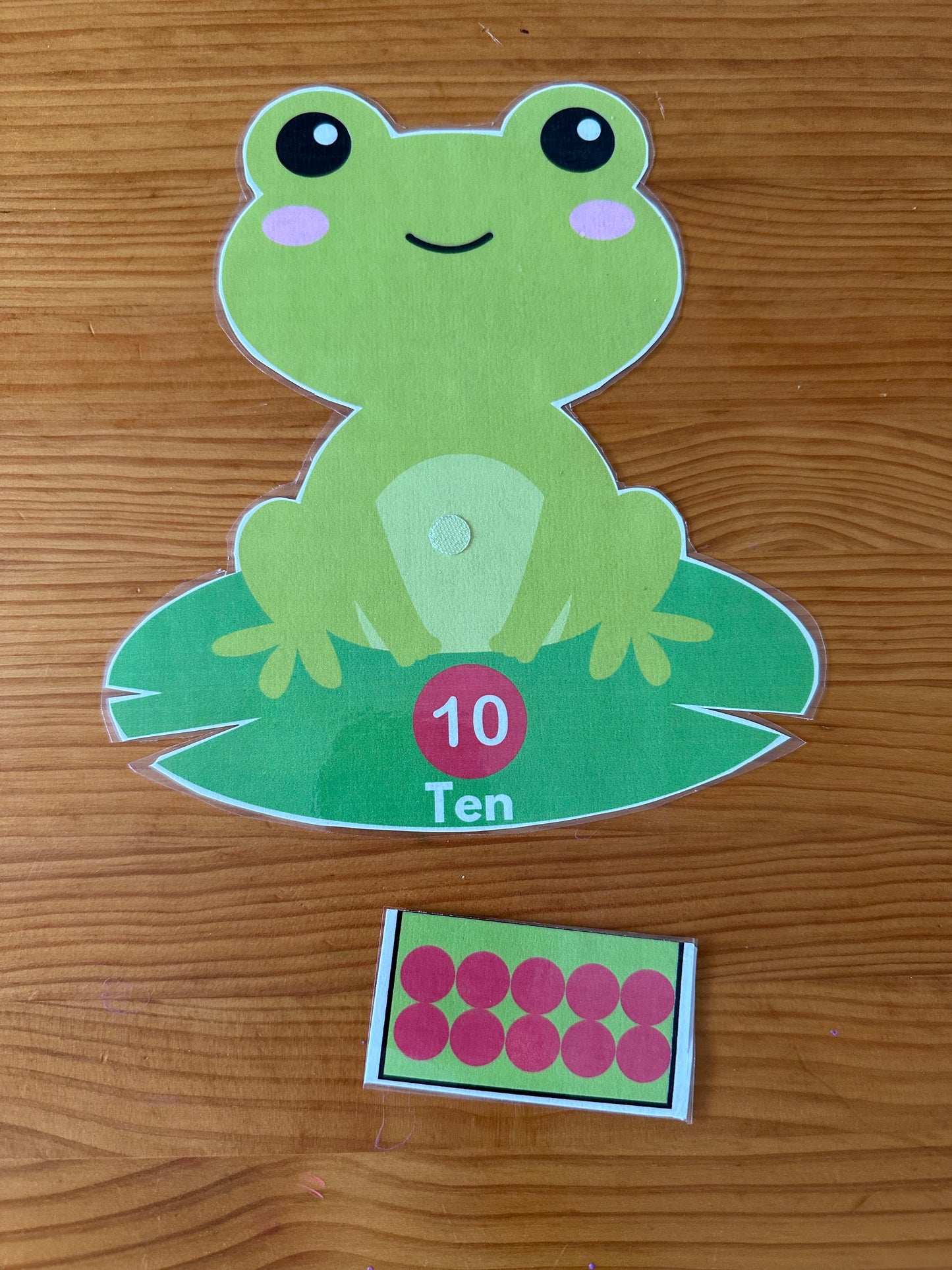 Frog Numbers 1 to 10 Count and Match Activity Game