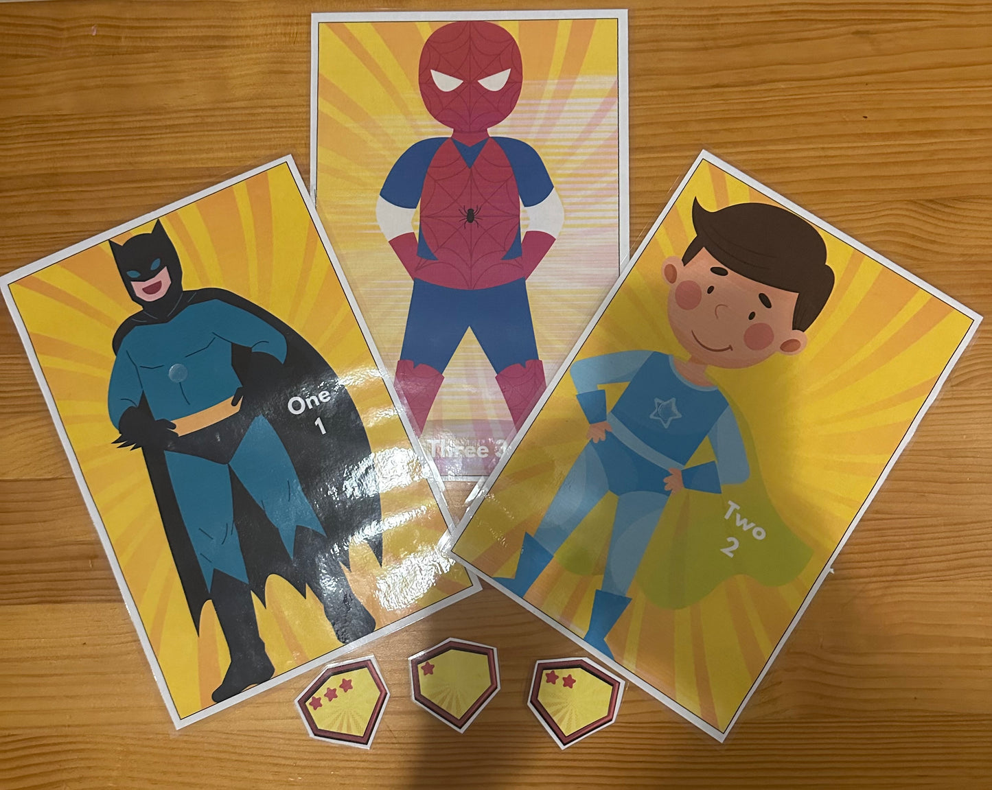 Superhero Numbers 1-10 Activity for Kids