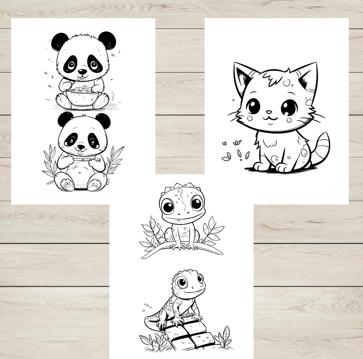 Kawaii Cartoon Colouring Book Free Printable