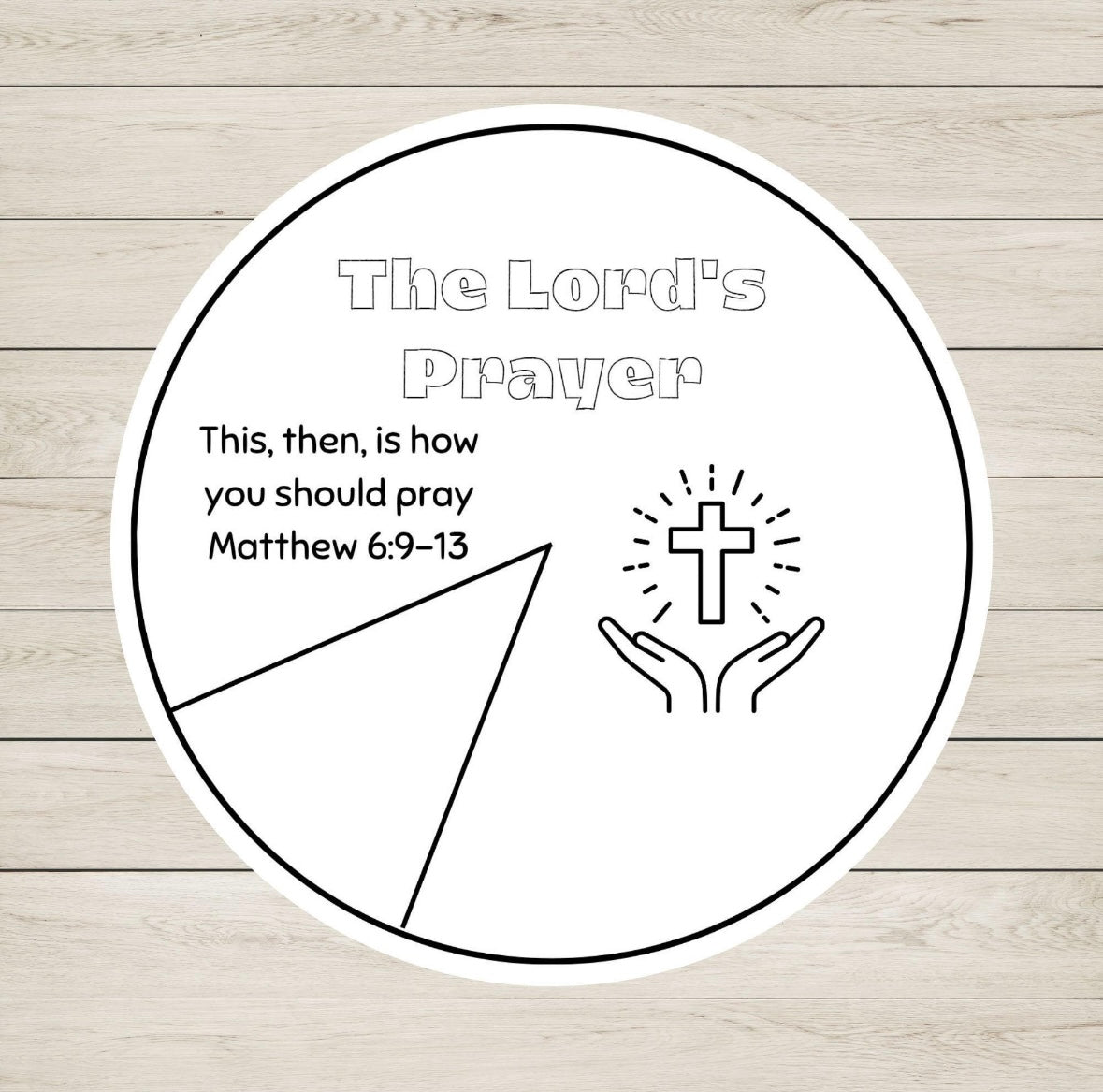 The Lord's Prayer Wheel for Kids