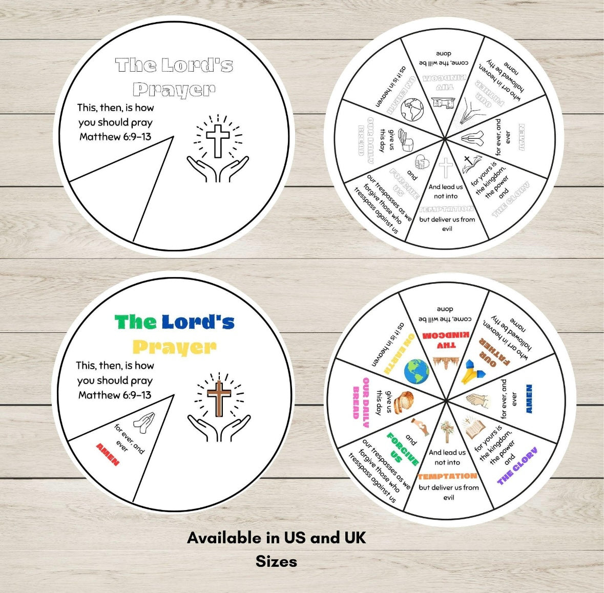 The Lord's Prayer Wheel for Kids