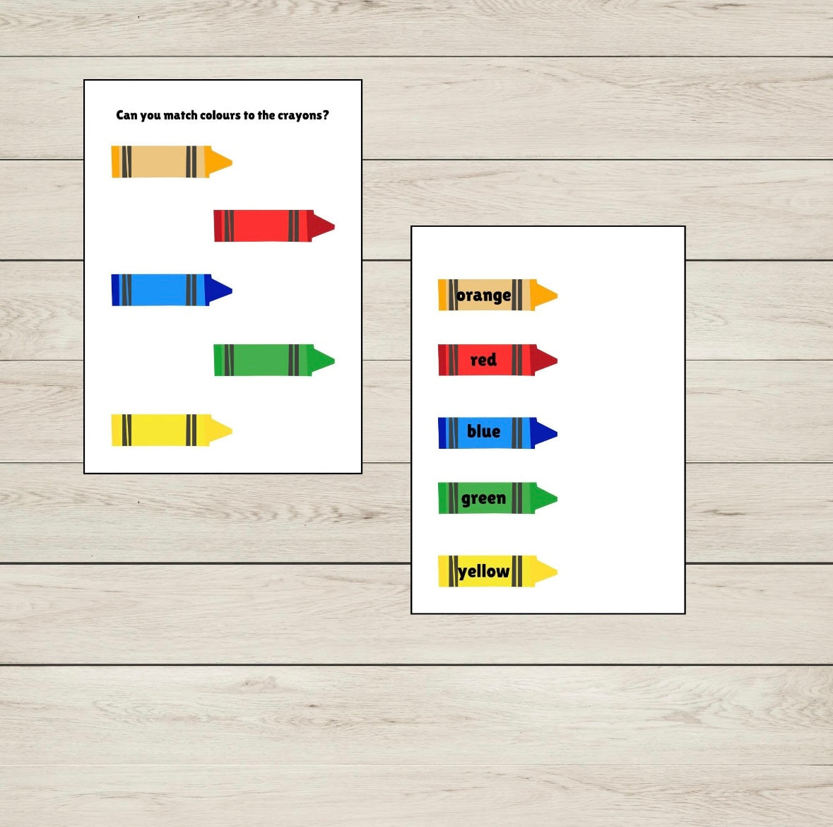 Colour Matching Activity