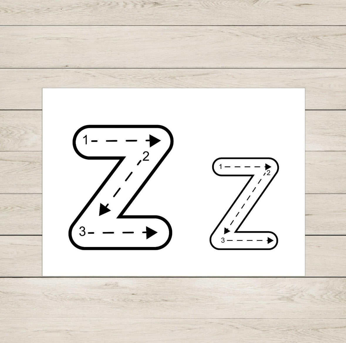 Alphabet Tracing Mats