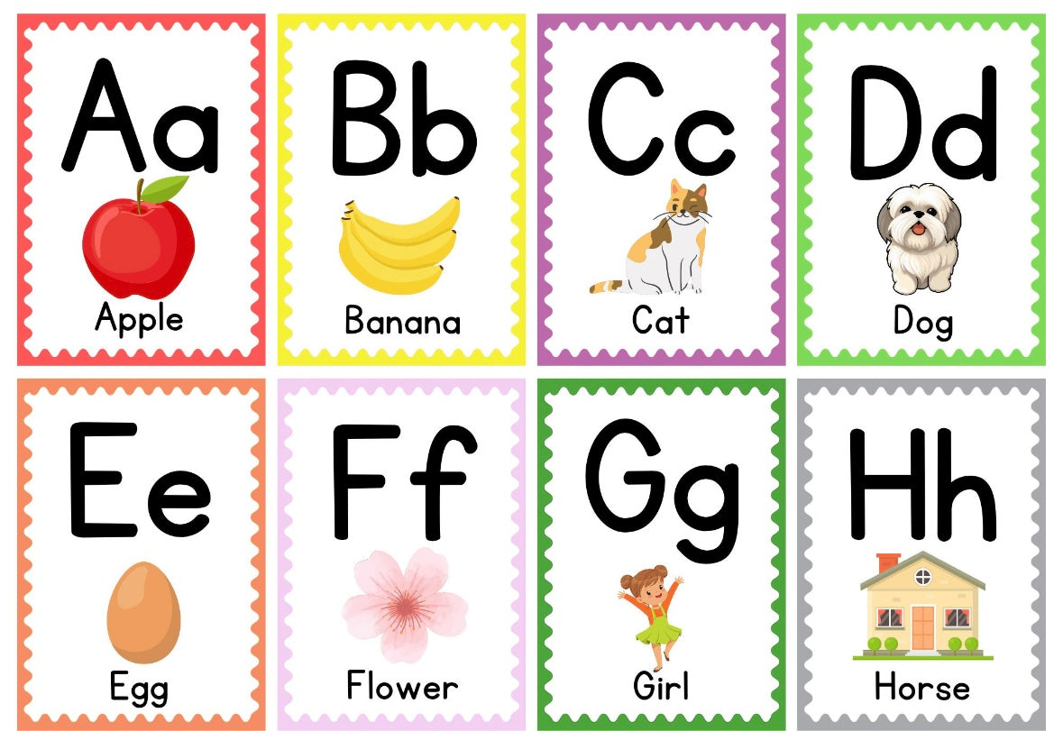 Free Alphabet Flash Cards for Early Literacy