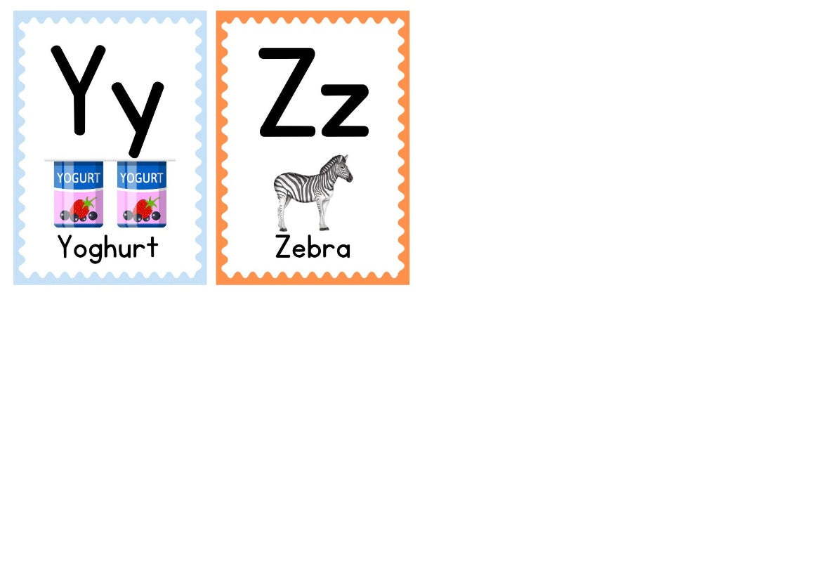 Free Alphabet Flash Cards for Early Literacy