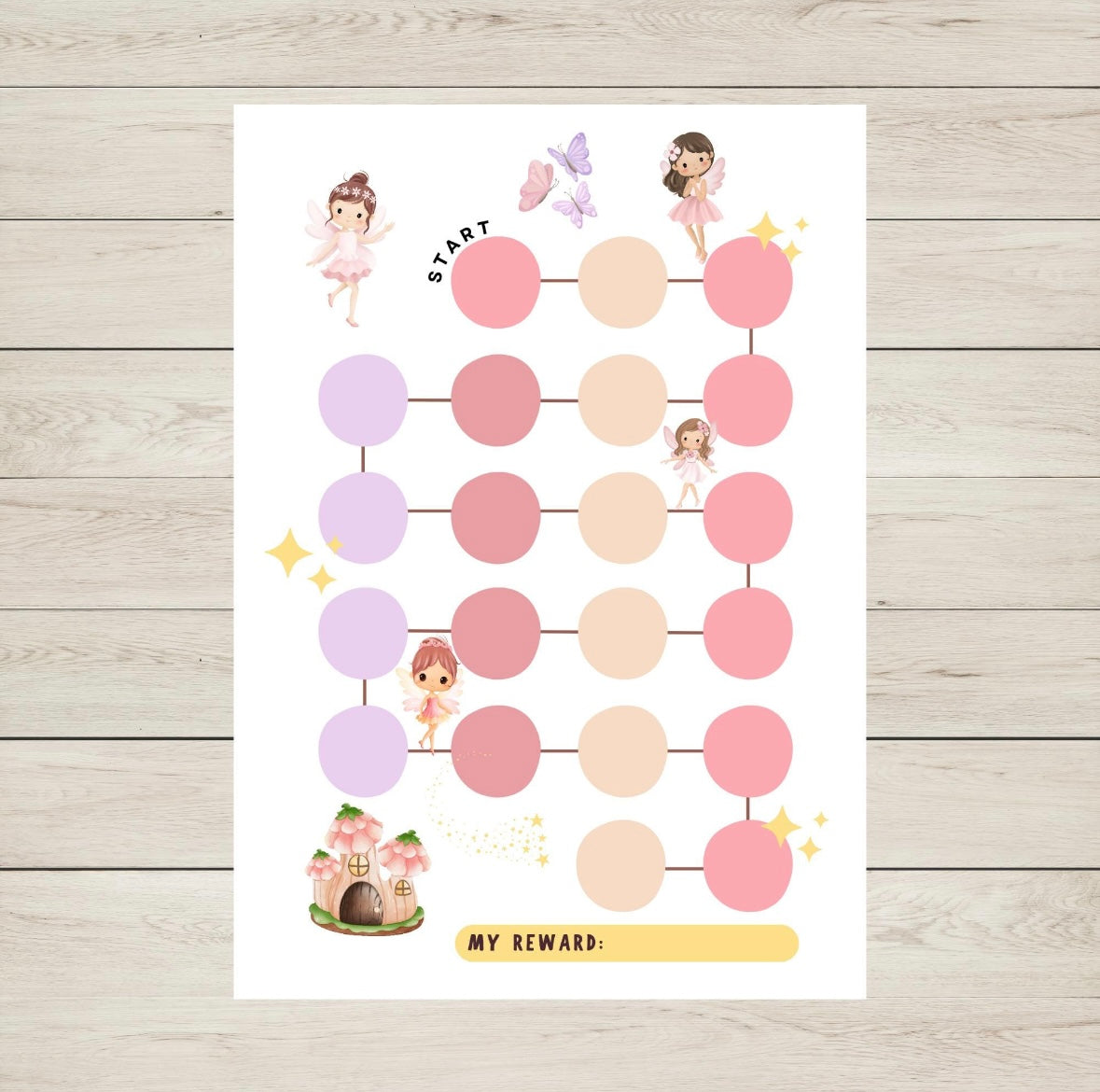 Fairy Reward Chart Printable