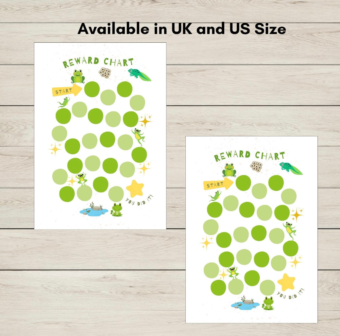 Frog Sticker Chart Kids Frog Reward Chart Printable – magicalminikids