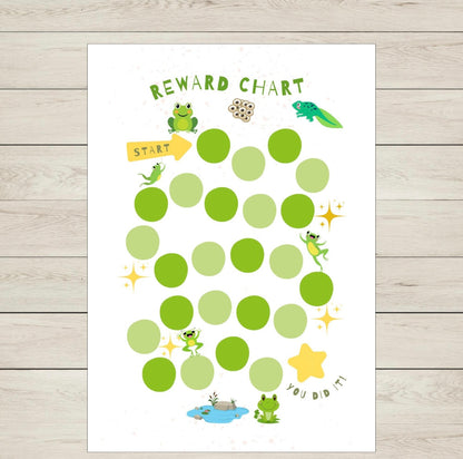 Frog Reward Chart Printable