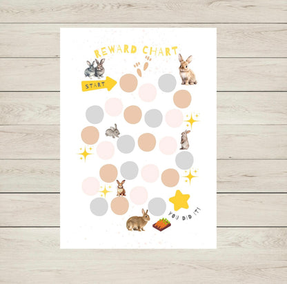 Rabbit Reward Chart Printable