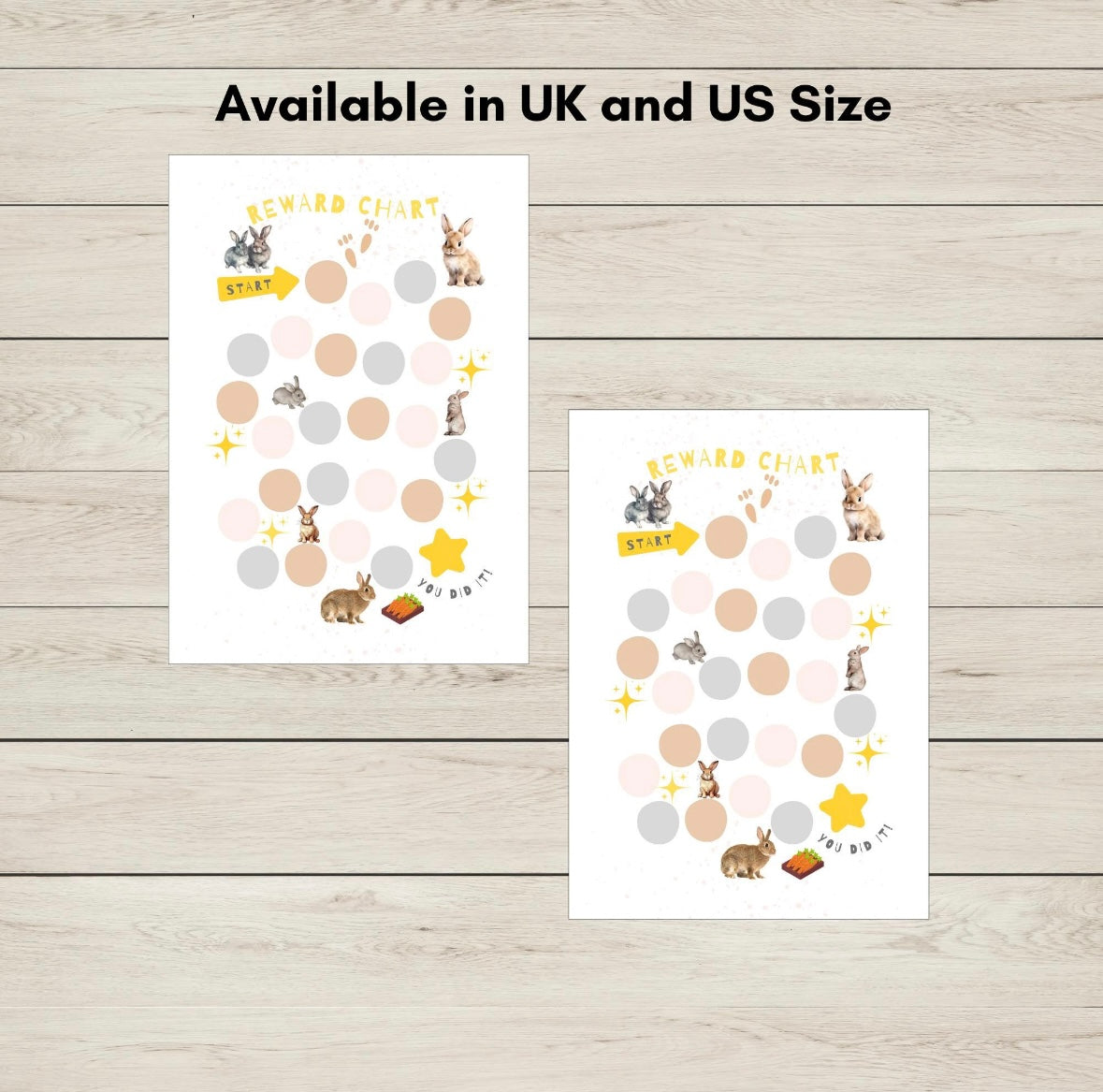 Rabbit Reward Chart Printable
