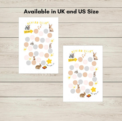 Rabbit Reward Chart Printable