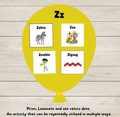 Alphabet Letter Sounds Matching Game Printable