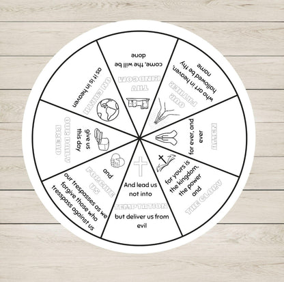 The Lord's Prayer Wheel for Kids