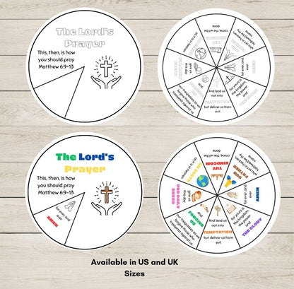 The Lord's Prayer Wheel for Kids