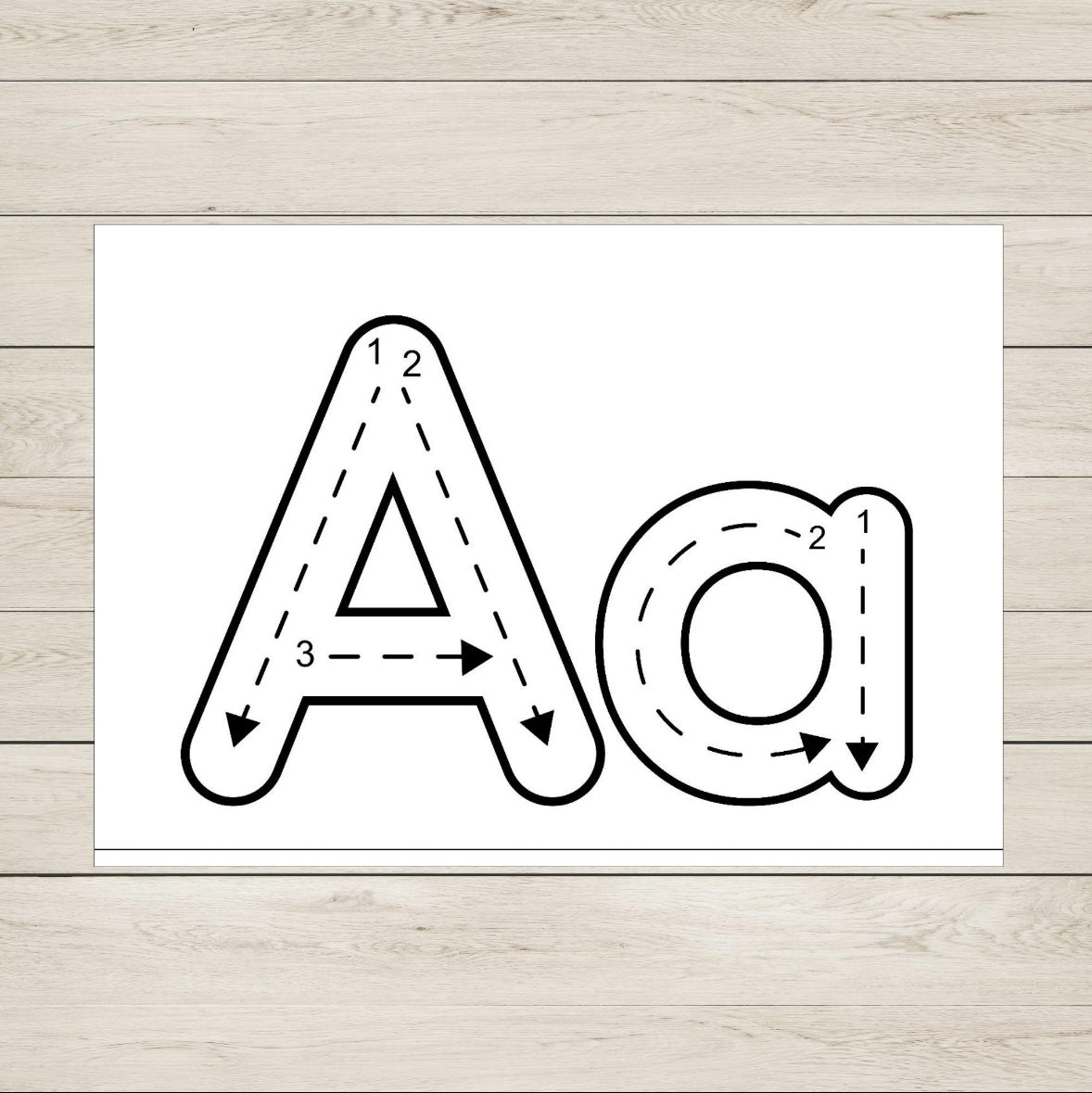 Alphabet Tracing Mats