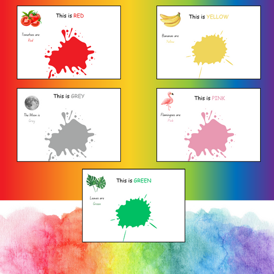 "Printable Colours Playdough Mats."