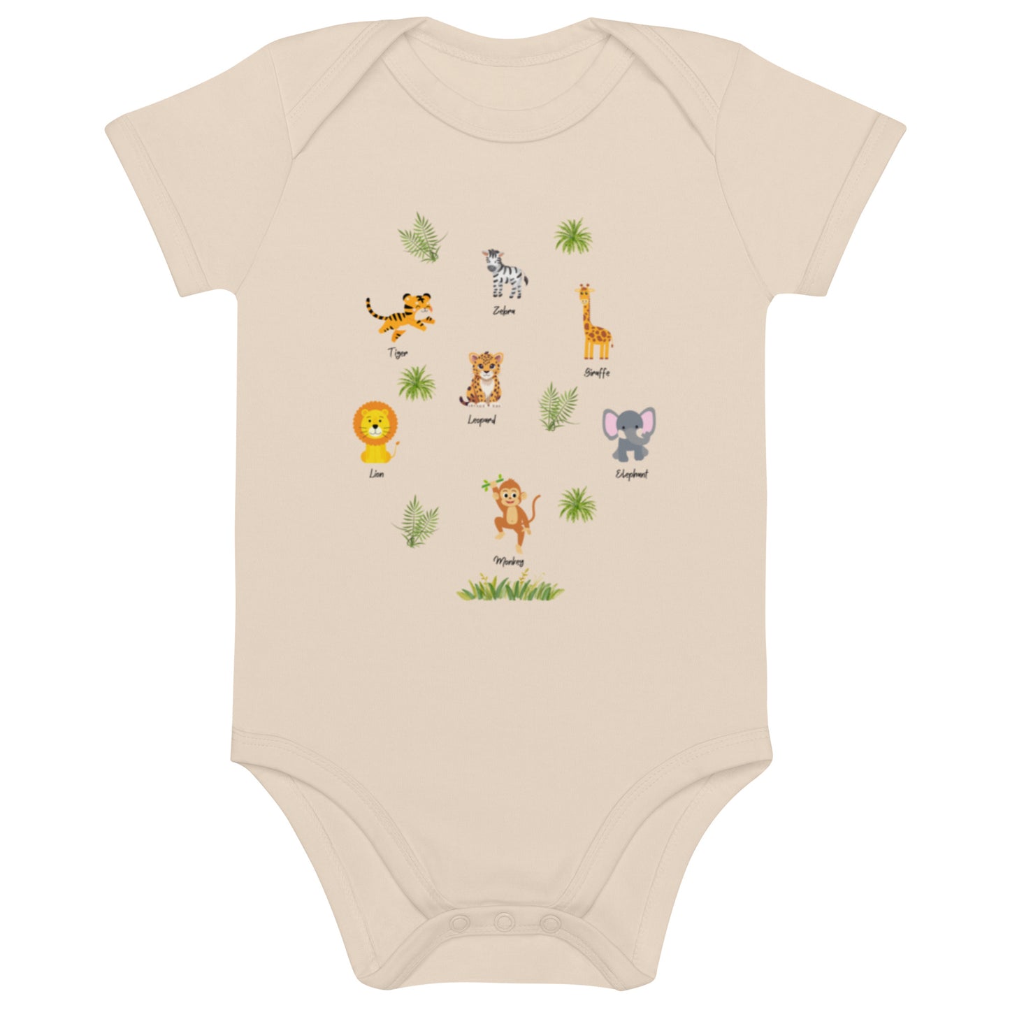 'Jungle Animal' Baby Bodysuit