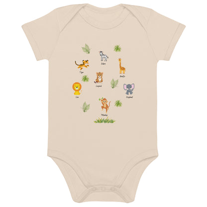 'Jungle Animal' Baby Bodysuit