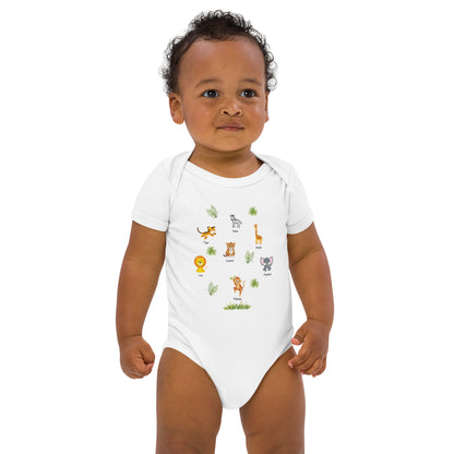 'Jungle Animal' Baby Bodysuit