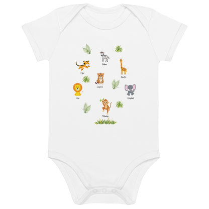 'Jungle Animal' Baby Bodysuit