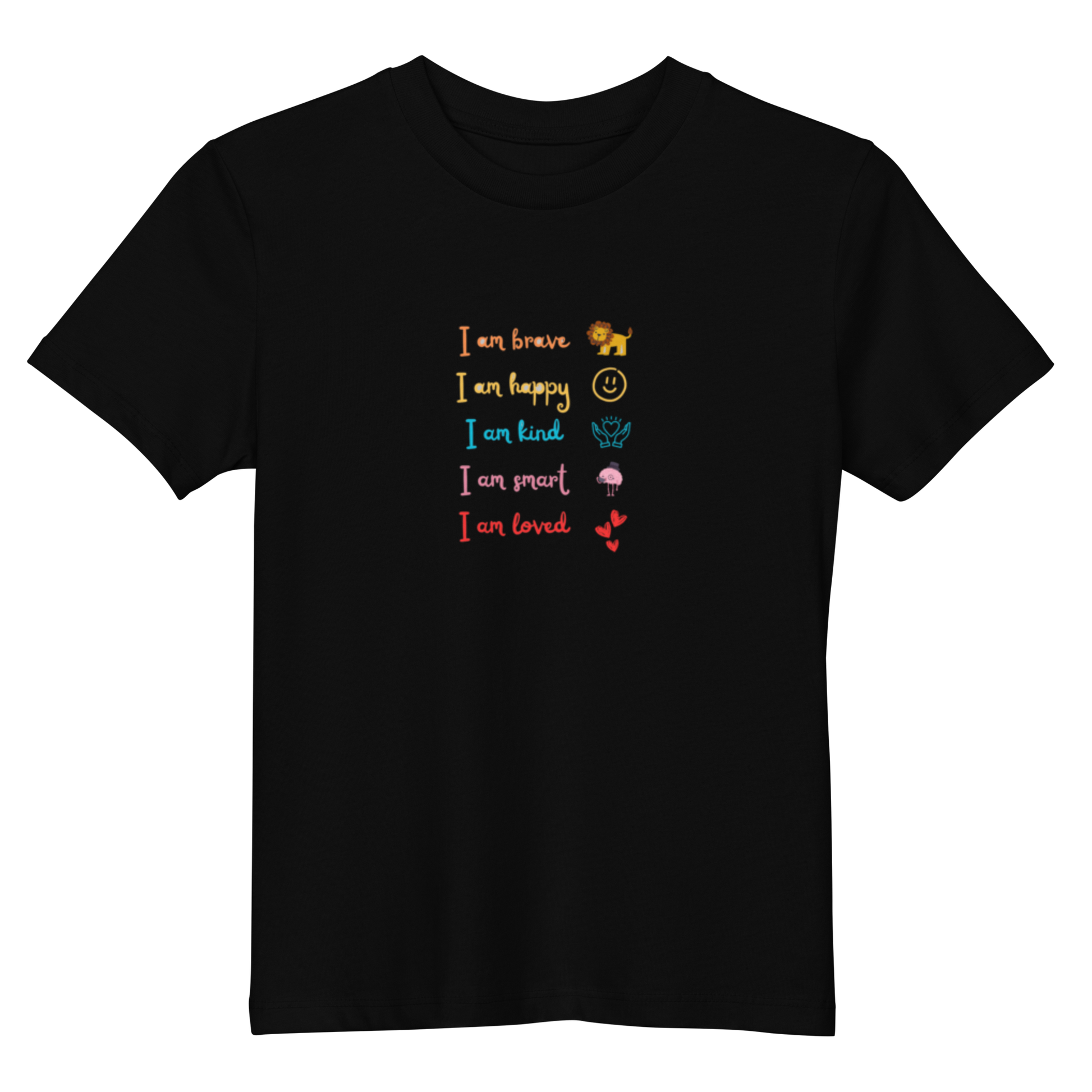 "Black girls affirmations shirt."