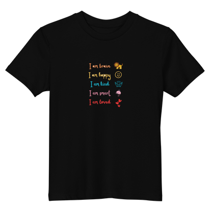 "Black girls affirmations shirt."