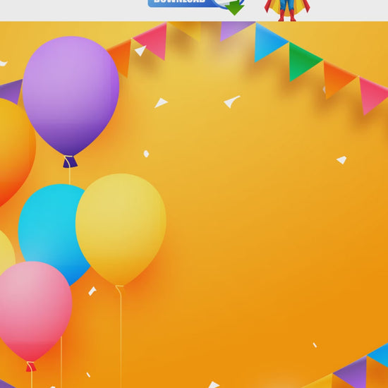 A video of a superhero-themed birthday activity page with colouring and puzzle games. 