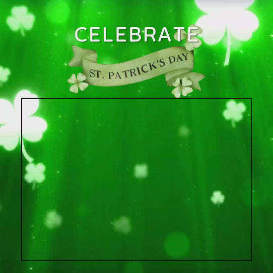 A video showing a St Patrick's Day activity sheet for kids printable with colouring and puzzle games. 