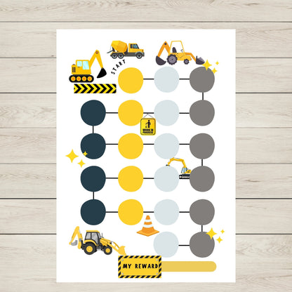 Digger Reward Chart Printable