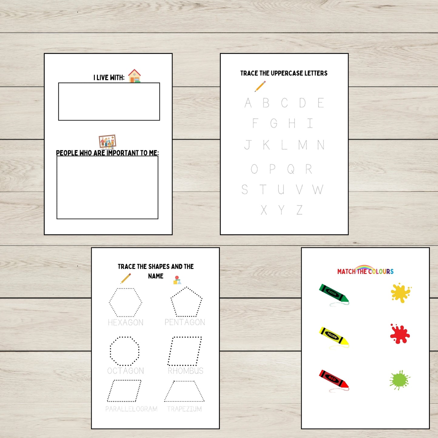Early Learning Activity Book Printable