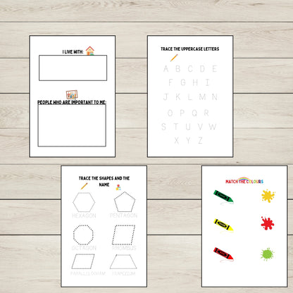 Early Learning Activity Book Printable