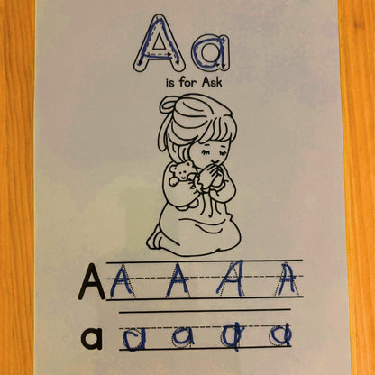 Bible ABC Phonics Activity Sheets Printable